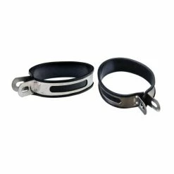 Deals 🛒 Mon Ster Exhaust Clamps With Rubber For 50cc - 150cc Oval Shaped Mufflers/Silencers 👍