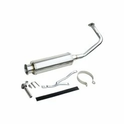Promo 🌟 NCY Stainless Steel Exhaust Pipe For 50cc GY6 QMB139 Engines 🎉